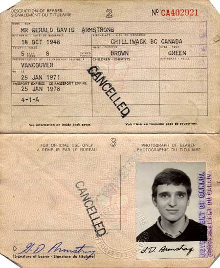 Armstrong Passport 01-25-1971